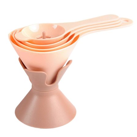 Plasttrattar med Filter Kökstrattset Inkluderar Förvaringsställ Äggseparator 3 Storlekar för Överföring av Vätska Olja GMV