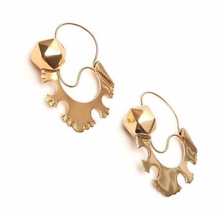 Patou Earrings Gul, Dame Øreringe, Størrelse: ONE Size