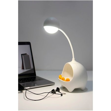 Hvit LED-øyepleieleselampe, blålysblokkerende leselampe