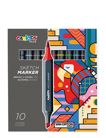 Carioca | Carioca Plus Skisspennor 10-Pack | ONE SIZE