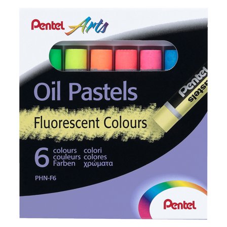 Oil Pastels Fluo Set of 6