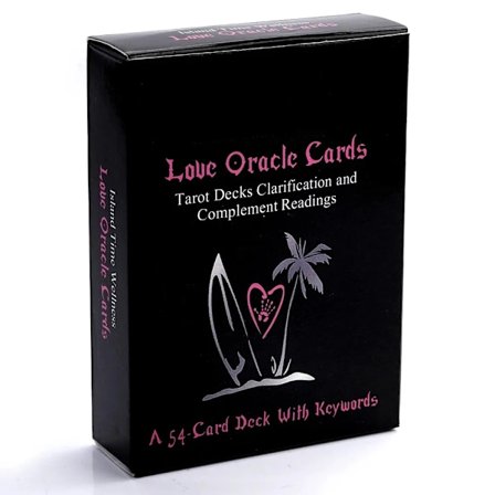 Black Island Time Wellness Love Oracle -kortit Tarot Ennustaminen Meditaatiokortit Sopivat Aloittelijoille, Viihde Peli
