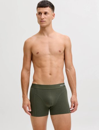 Jack & Jones Jacbasic Bamboo Trunks 3 Pack Noos - Black - S