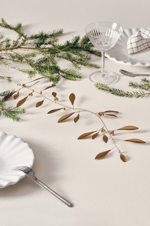 Jotex - Girlander 51,5 Cm Messing - MISTEL - Kjøp Juledekor hos Jotex