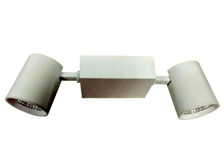 SYNERGY Track Series double track lights 2x25W swivel warm white