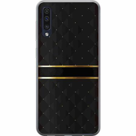 Samsung Galaxy A50 Mjukt Skal - Golden Stripes