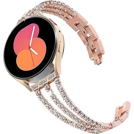 Kompatibel med Samsung Galaxy Watch 4-rem 40mm 44mm, 20mm rem för Galaxy Watch Active 2-rem 40mm 44mm, för Garmin Vivoactive 3-rem