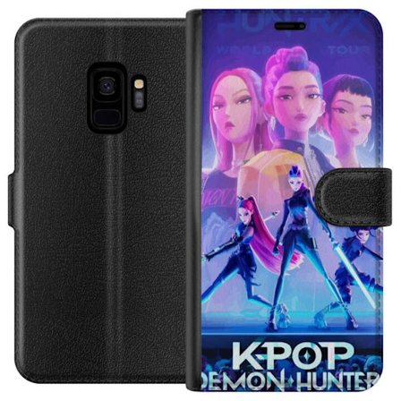 Kompatibelt Plånboksfodral till Samsung Samsung Galaxy S9 Trendiga KPop Demon Hunters docka figur