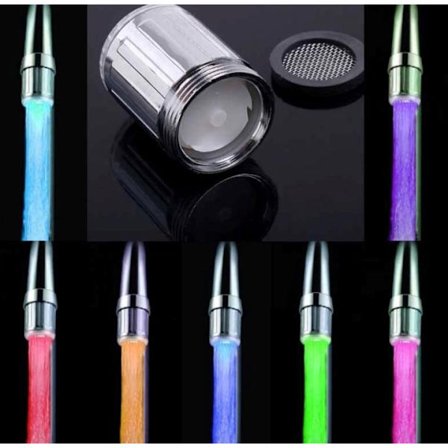 LED-kranmunnstykke i 7 farger - Perfet