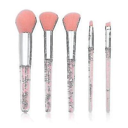 5 Transparenta Handtag Makeup Borstar