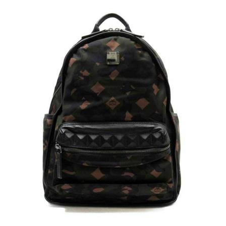 MCM Pre-owned, Backpacks Groen, Dames, Maat:ONE Size