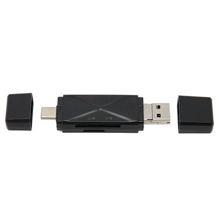 USB C USB2.0 MICRO USB-minneskortläsare med 3 kontakter 104MBps 3 i 1 USB-minneskortläsare för bärbar dator mobiltelefon