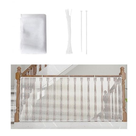 Sikkerhedsnet til børn, babysikkerhedsnet til altan og trapper, 300Lx79