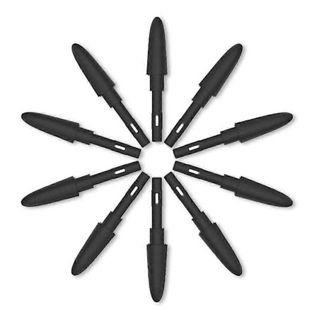 VEIKK P001 10 kpl Vaihtokynän kärkiä Paristovapaa kynä Kulutusta kestävä kynän kärki VEIKK S640 A30 Piirtopöydille