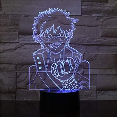My Hero Academia-lampa, My Hero Academia-födelsedagsdekorationer,