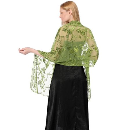 Aftonklänningar Sjal Lady Cape Wraps OLIVE GREEN OLIVE GREEN