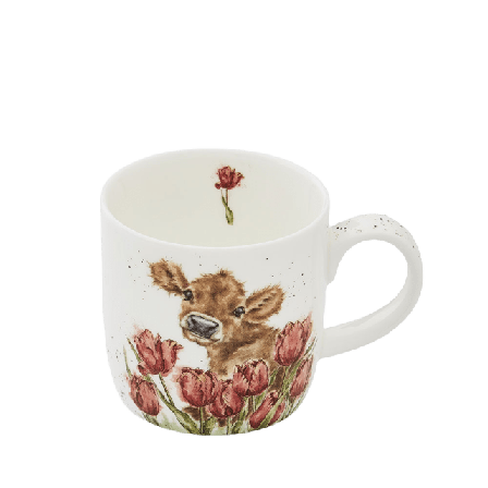 Wrendale Mugg Bessie Ko 31 cl Kök & matlagning Vit