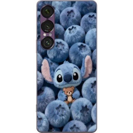 Kompatibelt Mobildeksel til Sony Xperia 1 VII Lady Gaga minimalistisk plakat med gitar og monokrom design