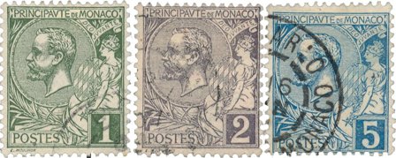Monaco YT 11-13 - Stemplet