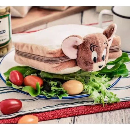 TOM og JERRY MORSOM KUNST Liten Veske Hengeveske Kosmetikkveske