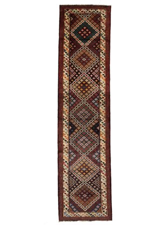 Käsinsolmittu Itämainen Hamadan Matot 94X380