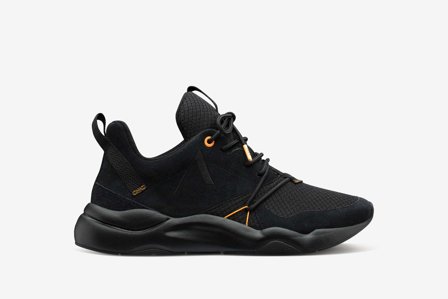 ARKK Copenhagen Herren Sneakers Größe 43 Asymtrix Suede F-PRO90 Black Mock Orange