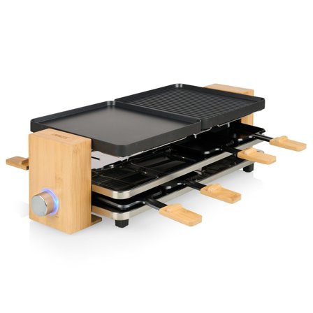 Princess Pure 8 raclette - Kjøp kjøkkenmaskin hos Bakeren og Kokken' - 'Tre og svart