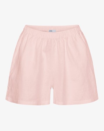 Linen Shorts - Faded Pink M