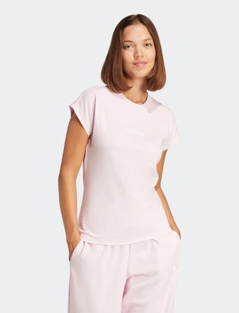 adidas Sportswear W Lin Sj T - Pink - S