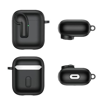 Kotelo AirPods 2:lle - vaaleanpunainen ja valkoinen