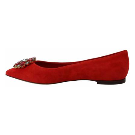 Dolce & Gabbana Ballerinas röd, Dam Ballerinaskor, Dam, Storlek: 37 EU