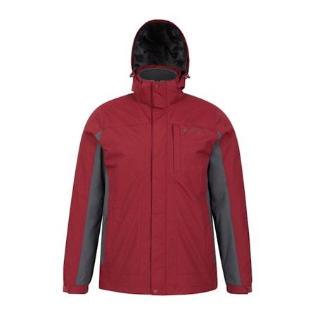 Mountain Warehouse Mens Thunderstorm 3 i 1 Vattentät Jacka 3