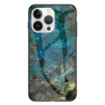 SKALO iPhone 16 Pro Max Marmor hærdet glas TPU Cover - #1 Multicolor