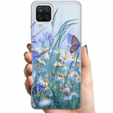 Samsung Galaxy A12 Tpu Mobilskal Blommor