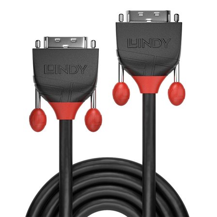 Lindy Black Line - DVI-kabel - DVI-D til DVI-D - 2 m