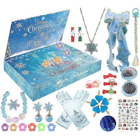 Julekalender Frozen 2023 Julepynt Legetøj 24 Dages Nedtællingskalender Gave