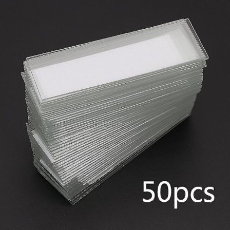 50 stk. 1 mm Tykke Hule Glasdækglas Enkelt Konkave Mikroskop Glasplader