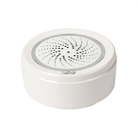 2-i-1 Tuya Smart Life Trådløs Wifi Sirene Alarm Sensor Lyd og Lys Alarm Sirene Støtte Q ZD OI