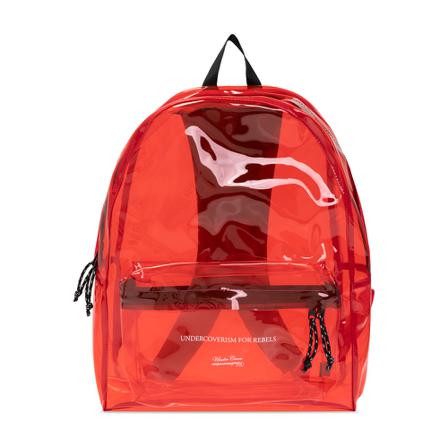 Undercover Transparent Rugzak , Rood , Heren , Maat: ONE Size Rugzakken
