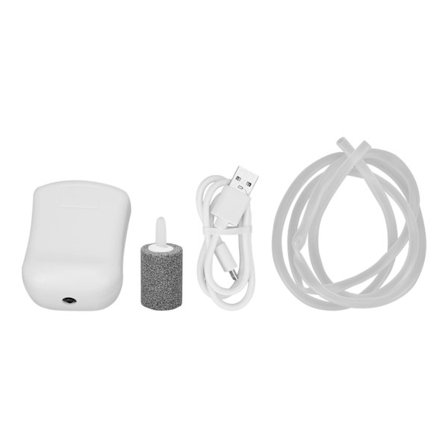 Akvarium oksygenpumpe Stille USB-drevet lavtrykks akvarium luftpumpe for hjemmebruk 1,5 W