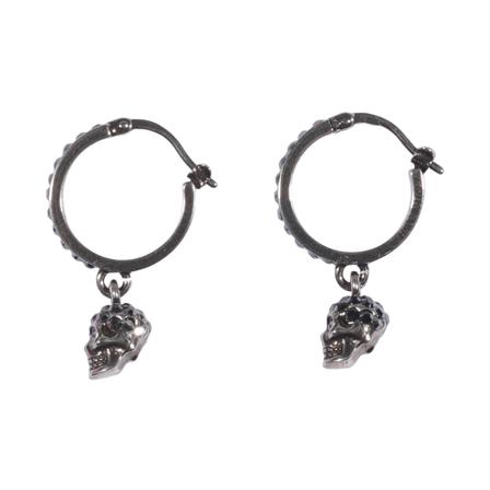 Alexander McQueen Earrings Grå, Dame Øreringe, Størrelse: ONE Size
