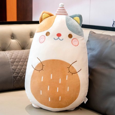 Squishmallows pehmolelu kawaii pehmeä suuri tyyny kissa 60cm