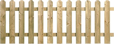 Jabo 114 Original Staket 200x77 cm, tryckimpregnerad gran, Utemiljö
