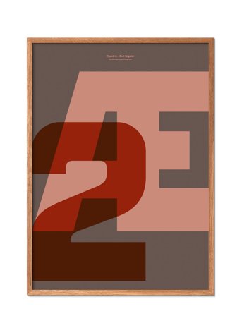 Poster & Frame Ilwt-Ae2 - Multi/patterned - 70X100CM