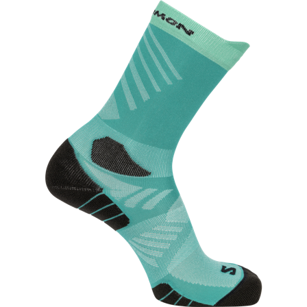 Salomon - Chaussettes Aero Crew - Dynasty Green / Waterfall - 36-38