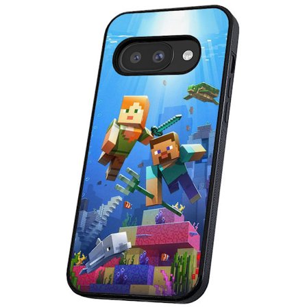 Google Pixel 9A - Deksel/Mobildeksel Minecraft