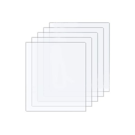 10 kpl akryylilevyä kirkas muovilevy 2mm läpinäkyvä akryyli piirtämiseen, tulostamiseen, askarteluun, DIY-projekteihin, kuvankehyksiin jne. (18 x 13 