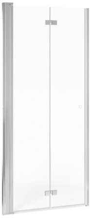 Gustavsberg Square Duschdörr vikbar, klarglas, vänster, 800 mm, Badrum