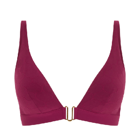 Chantelle Glow Wirefree Plunge Bra Bh Dam Lila L