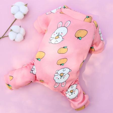 Husdjurskläder Hund Katt Fyrbenta kläder Thermal Luftkonditioneringskläder Pink s